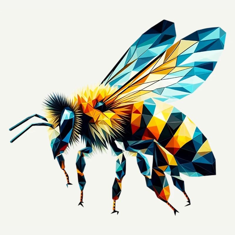 Abeille polygonale