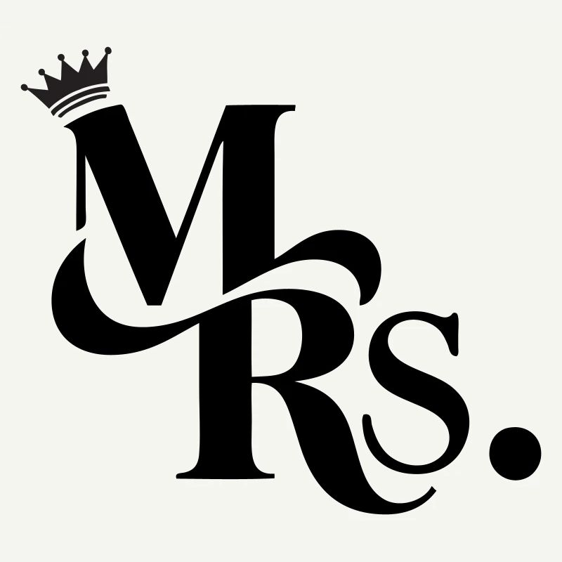 Mrs. & Krone, personalisierbar