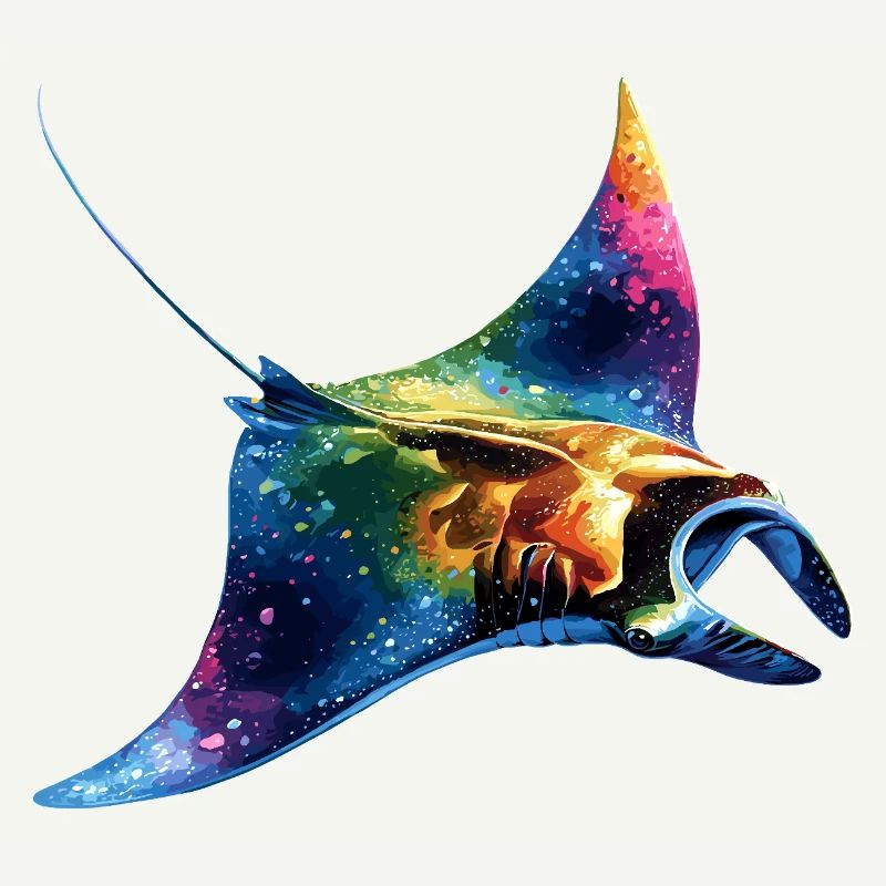 Manta Ray, Devil Ray, Stingray, Diver
