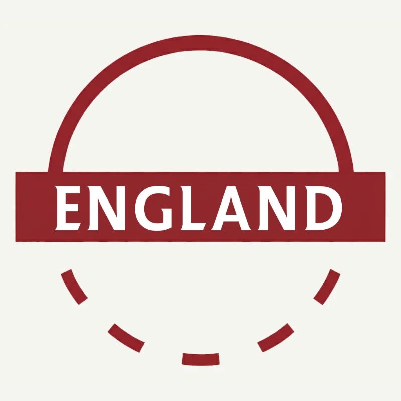 Rundes Abzeichen mit englischem Emblem