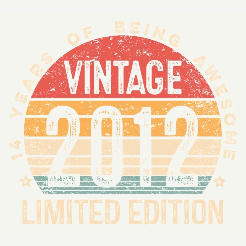 Édition limitée vintage 2012 14e anniversaire de 14 ans