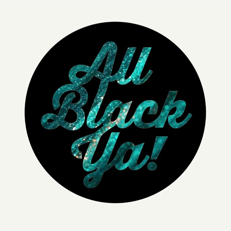 Lettrage All Black Ya Galaxy