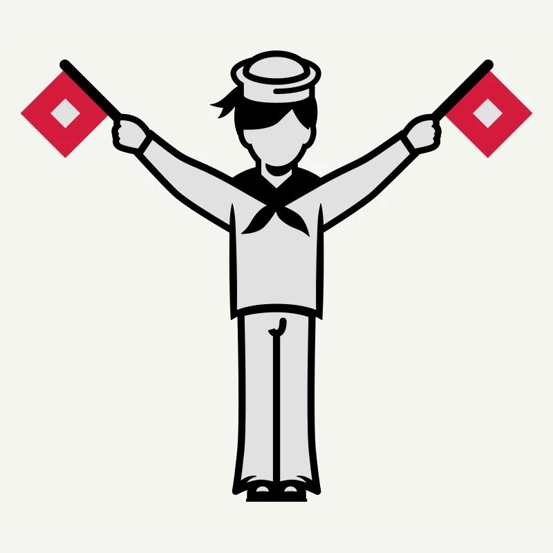 Sailor U Winker alphabet