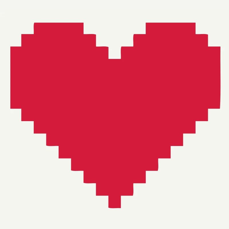 Herz aus Pixel