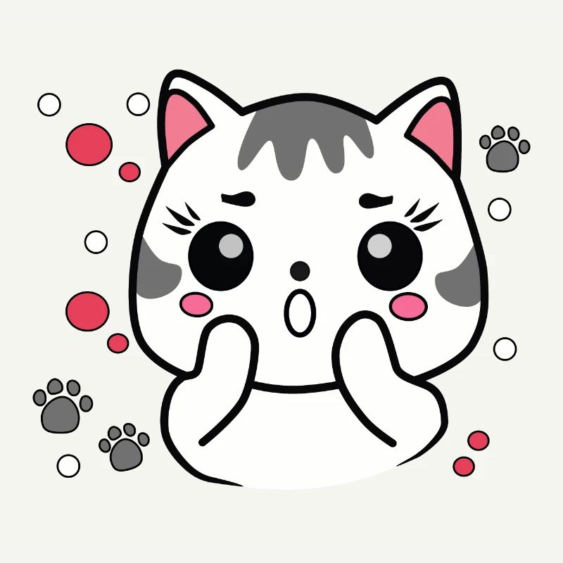 Surprised Cute Cat