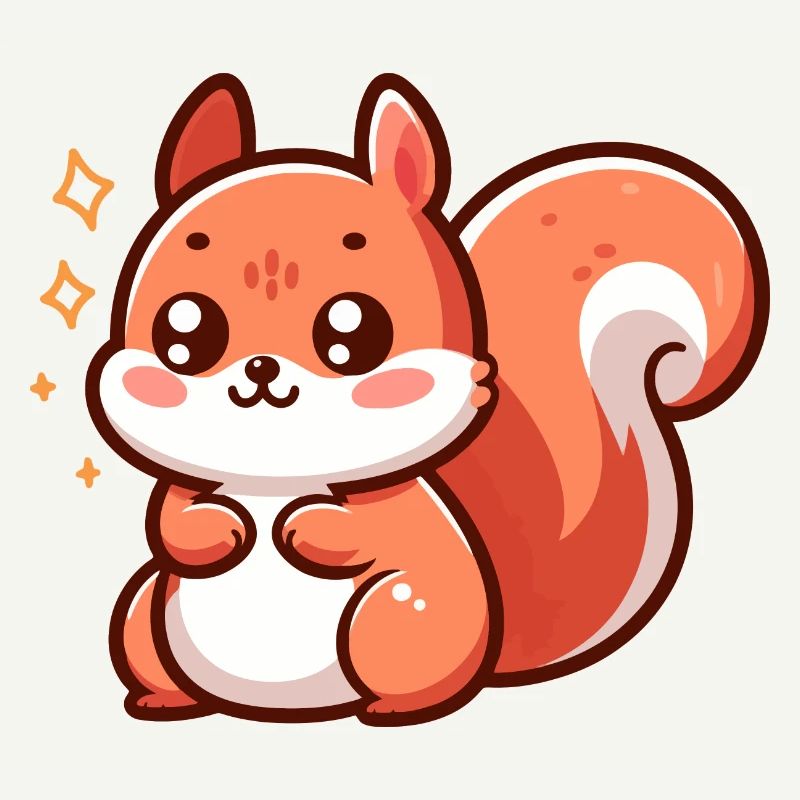 Cute little squirrel