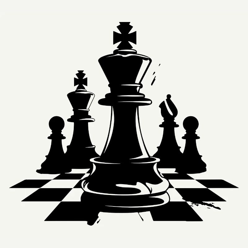 Graphiques de pièces d’échecs