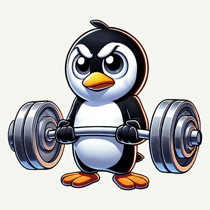 Strong Penguin Workout Dumbbell Strength Training