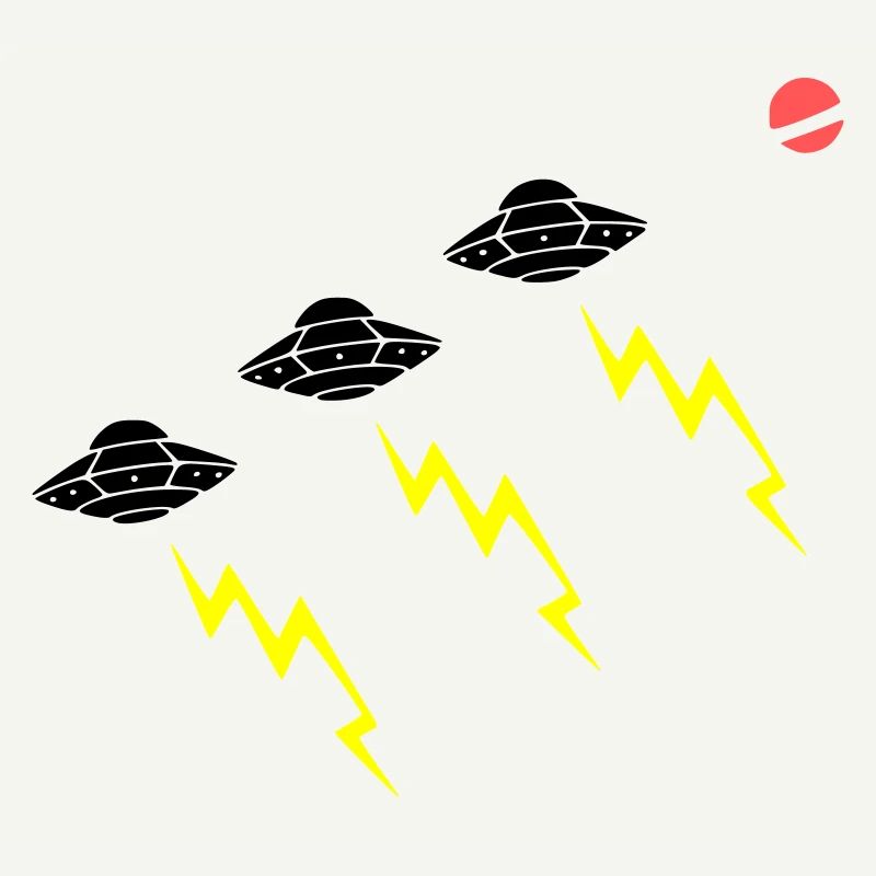 Invasion d’OVNIs, attaque éclair Vector extraterrestre