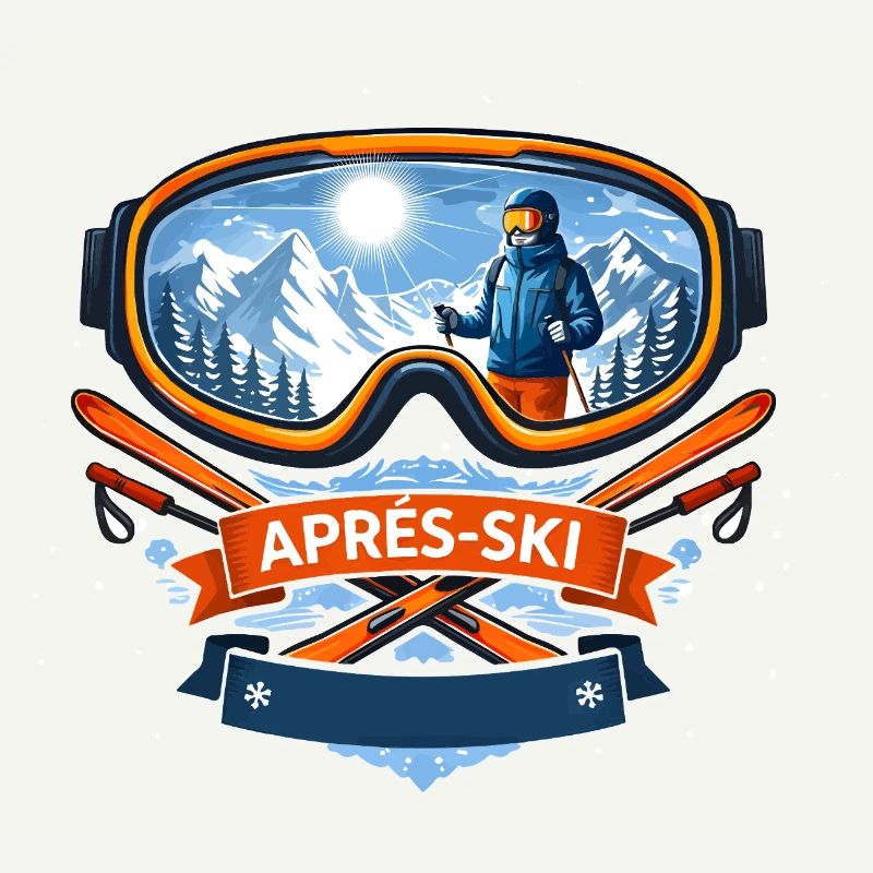 Après Ski Comic Design