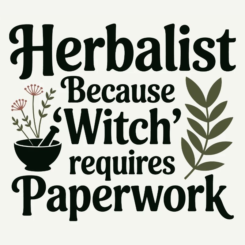 Herbalist Because Witch Requires Paperwork