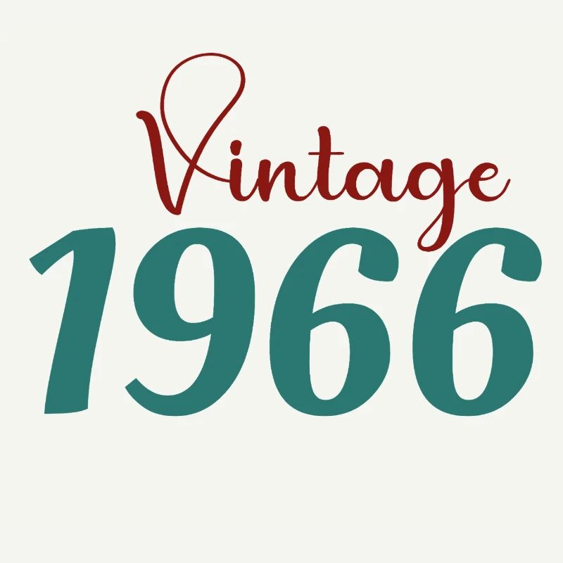 Tee 60 Ans Rétro 70s Né(e) 1966