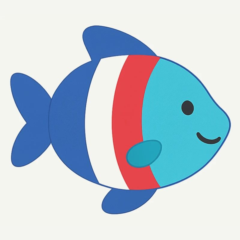 Poisson rayé