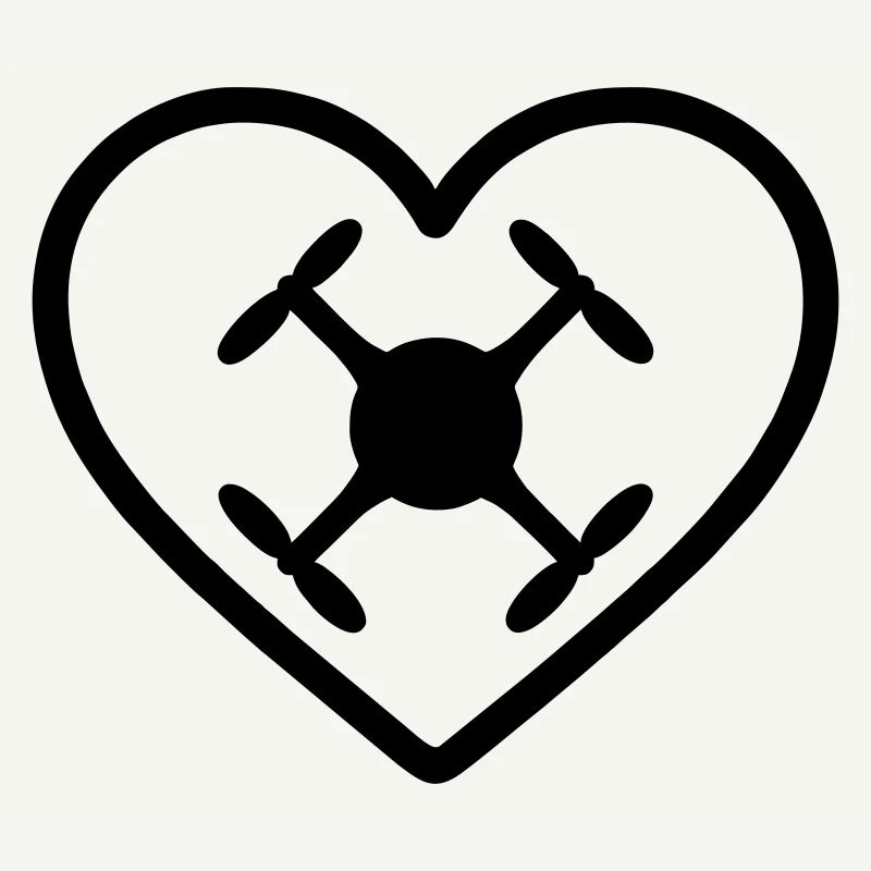 Heart Drone Quadcopter
