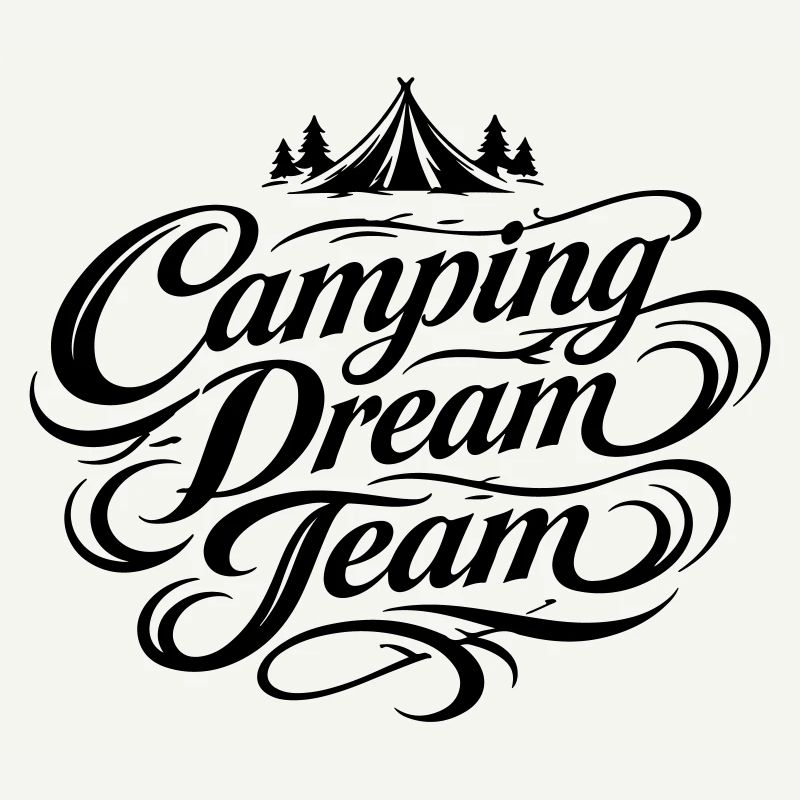 Équipe de rêve du camping