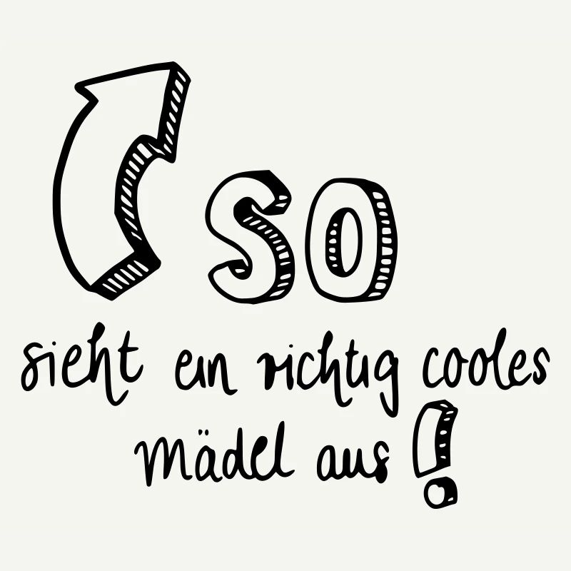 So sieht ein richtig cooles Mädel aus!