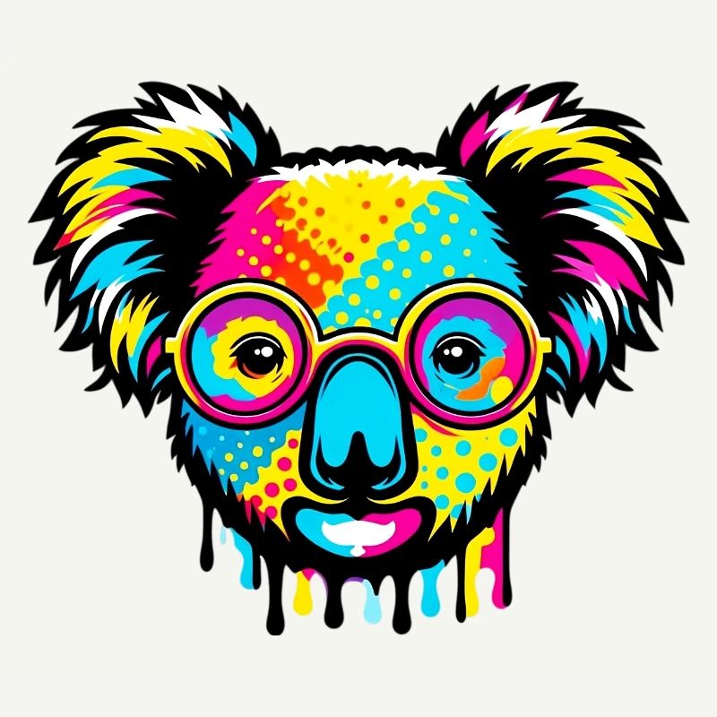 Koala mit Brille