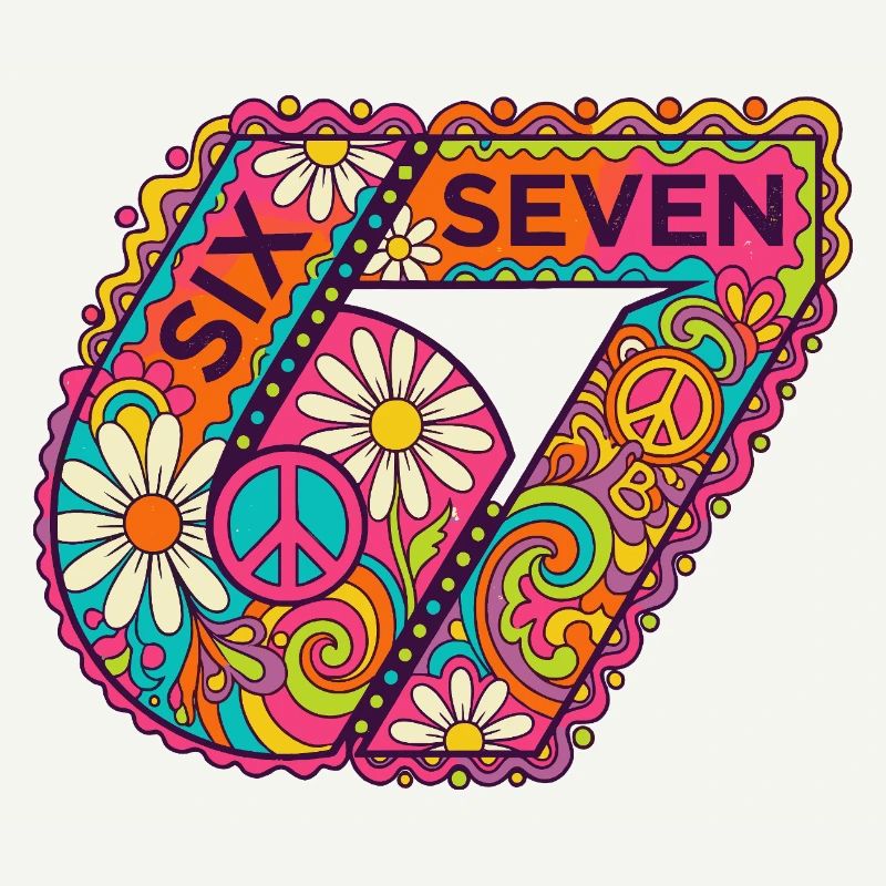 Psychedelic Seven Flowers