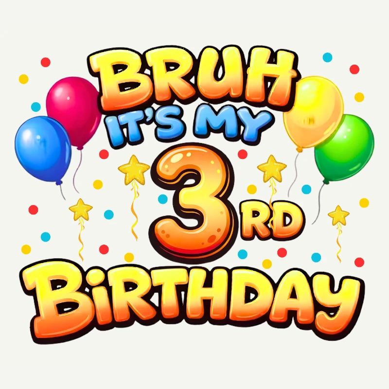 3. Geburtstagsshirt 3. Geburtstagsgeschenk Junge Mädchen 3.