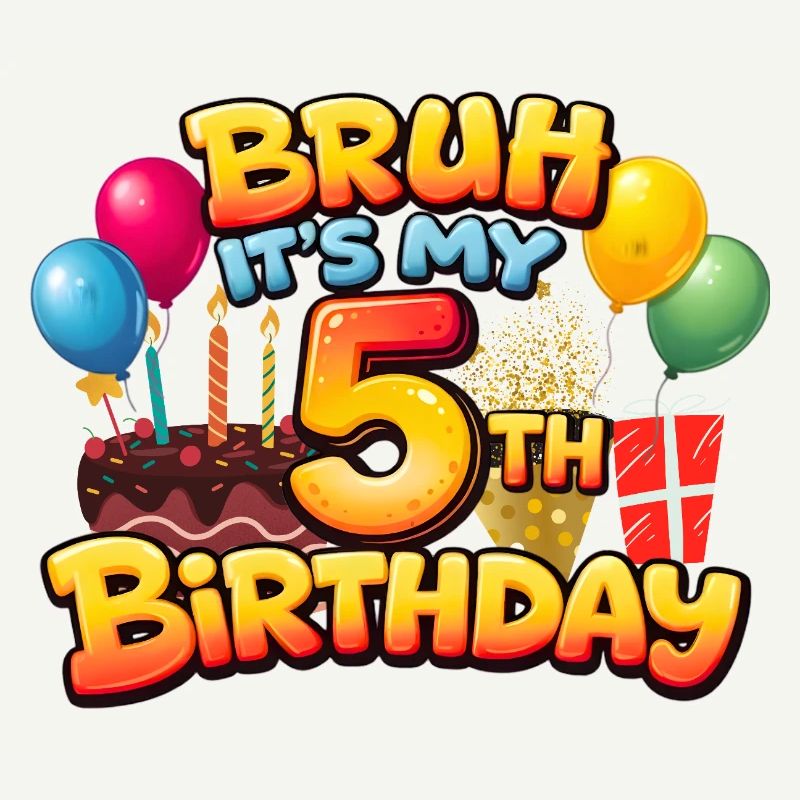5. Geburtstag Hemd 5. Geburtstag Hemd Mädchen Boy Bir