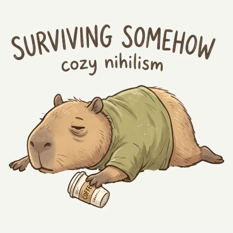 Cuddly Nihilism Capybara