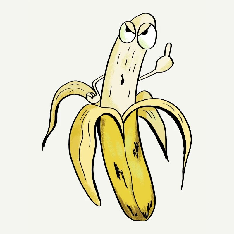 All banana - fruit comic