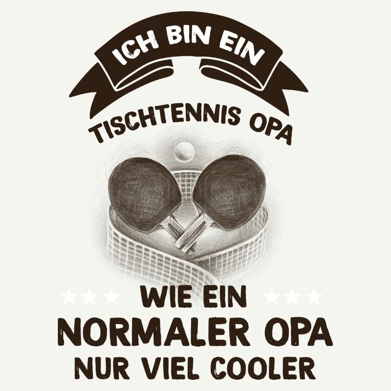 Ich bin ein Tischtennis Opa