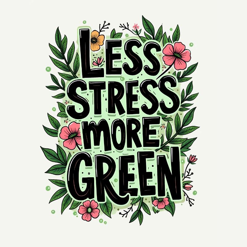 MOINS DE STRESS, PLUS DE VERT
