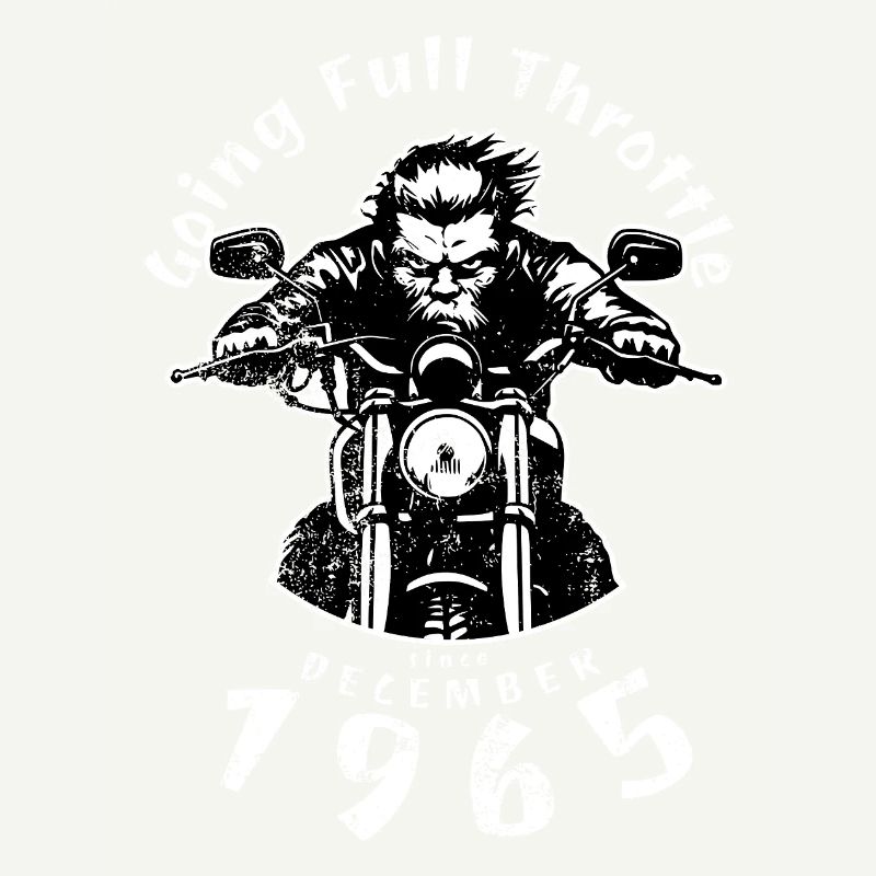60. Geburtstag Going Full Throttle Since 12/1965
