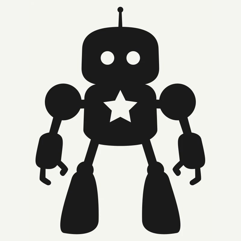 Robot avec Star AI Science-Fi Nerd
