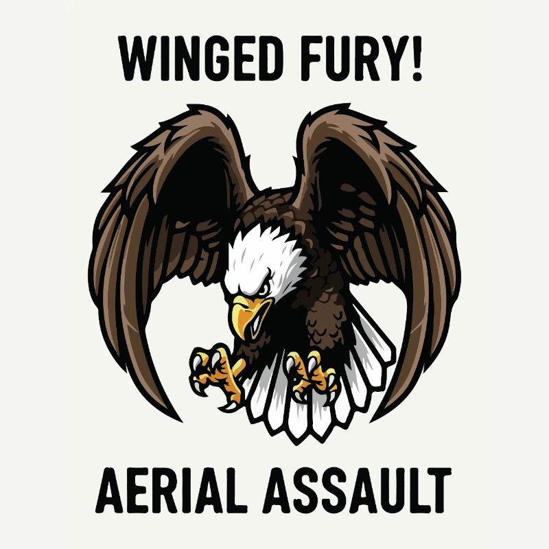 Winged Fury Golden Eagle Attack
