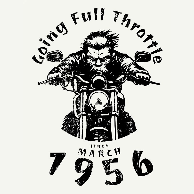 70. Geburtstag Going Full Throttle Since 03/1956