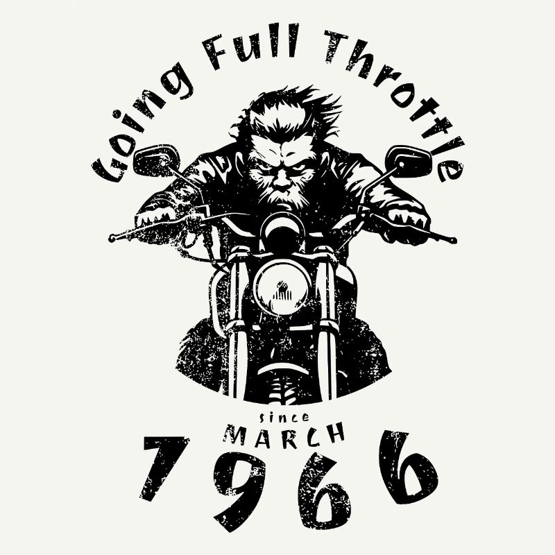 60. Geburtstag Going Full Throttle Since 03/1966