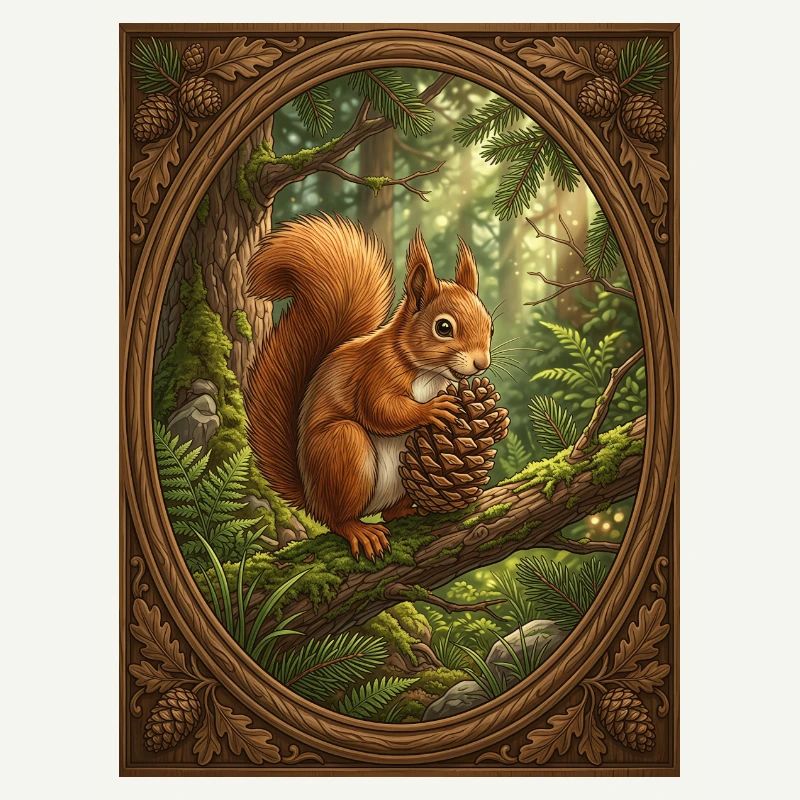 Red Squirrel Forest Adventure