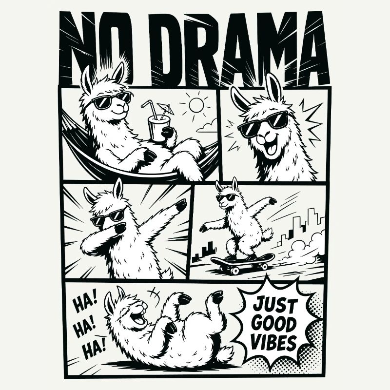 Pas de drame, juste des vibrations, Lama