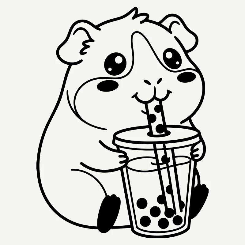 Hamster Bubble Tea