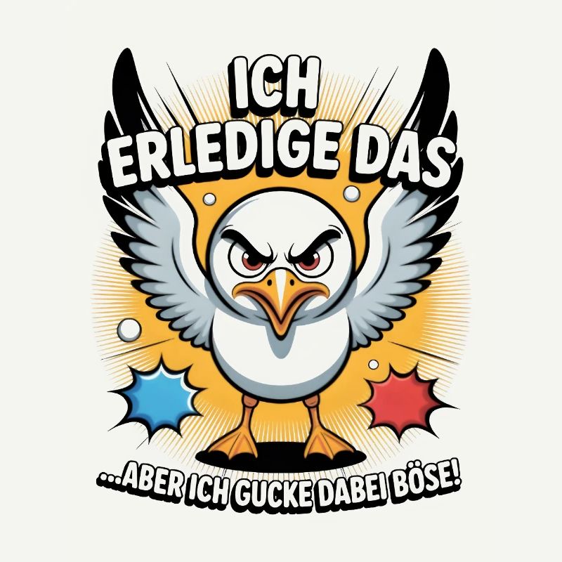 Möwe Seevogel Ich erledige das