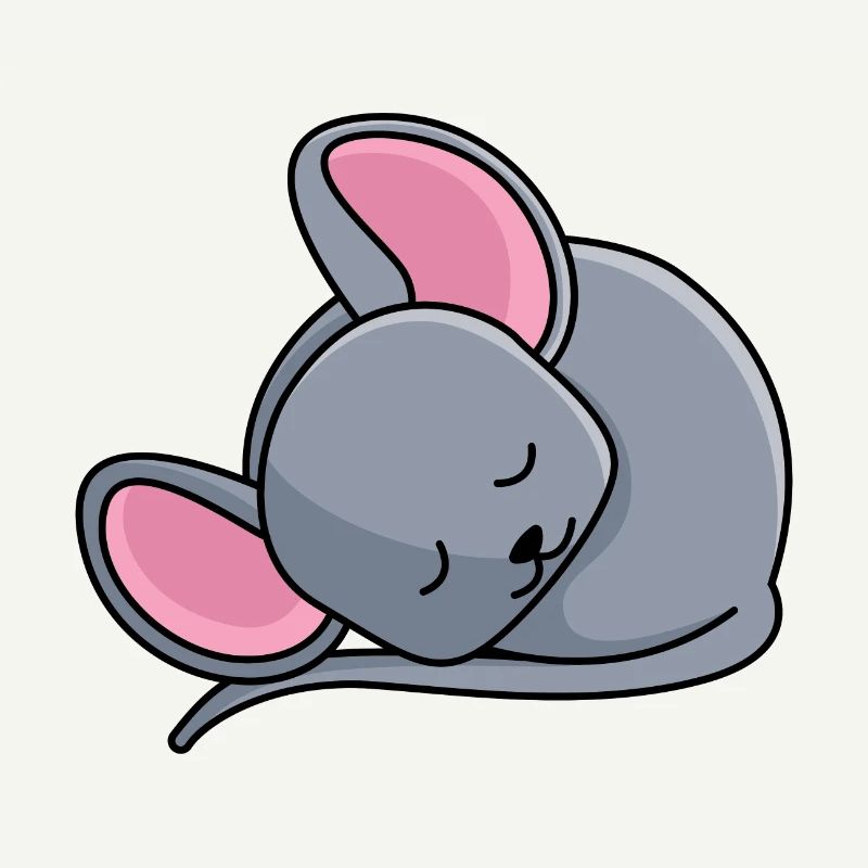 Sleeping mouse - design