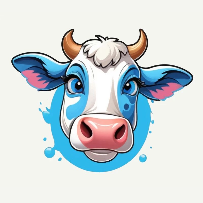 Vache colorée