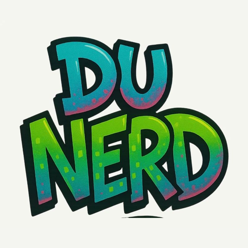 Nerd-Design mit Farbverlauf