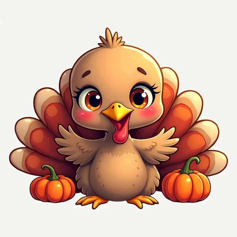 Bébé dinde de Thanksgiving