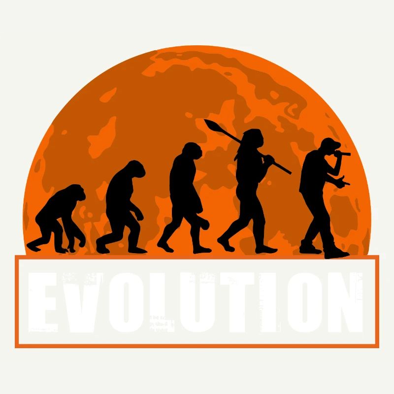 Funny Human Evolution Rapper