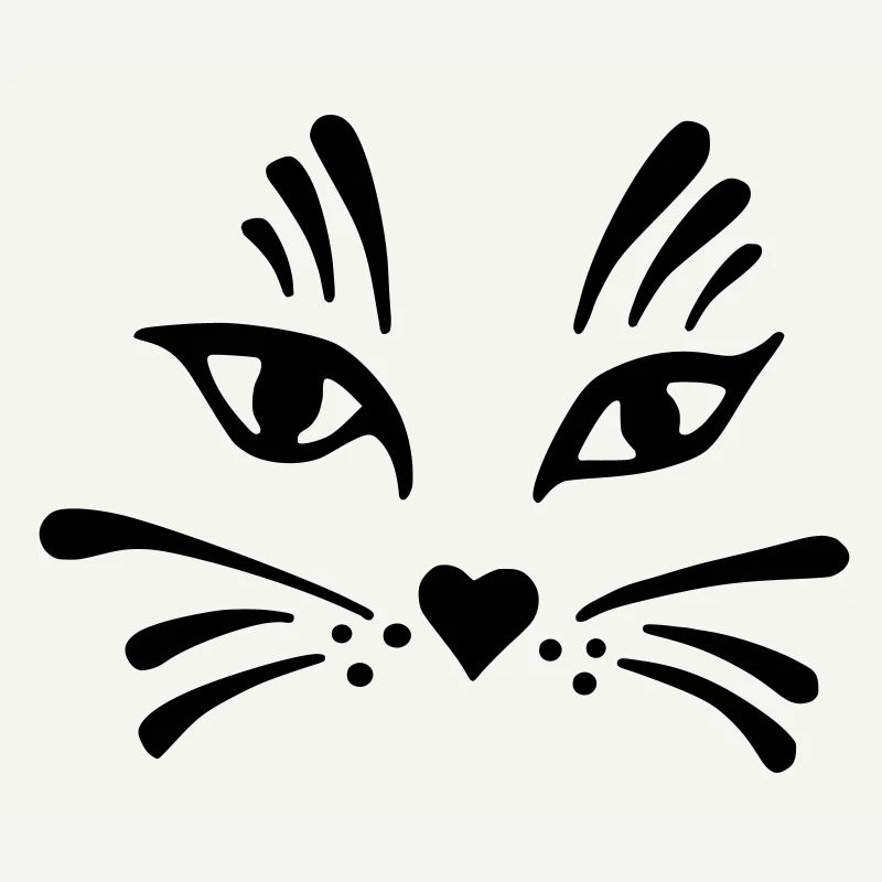 tête de chat simplifiée