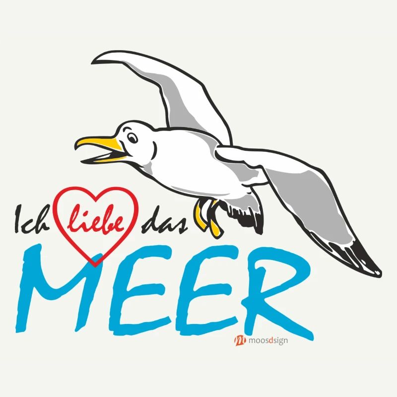 Möwe, Ich liebe das Meer