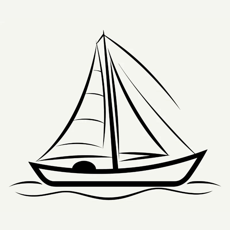 Dessin de voilier