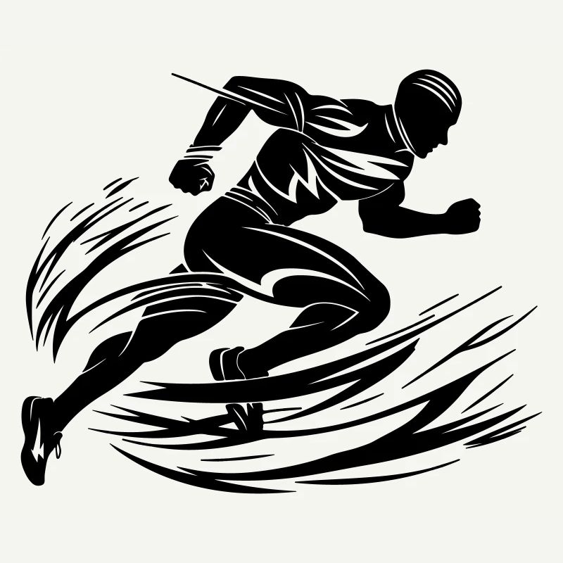 Sprinter in Motion