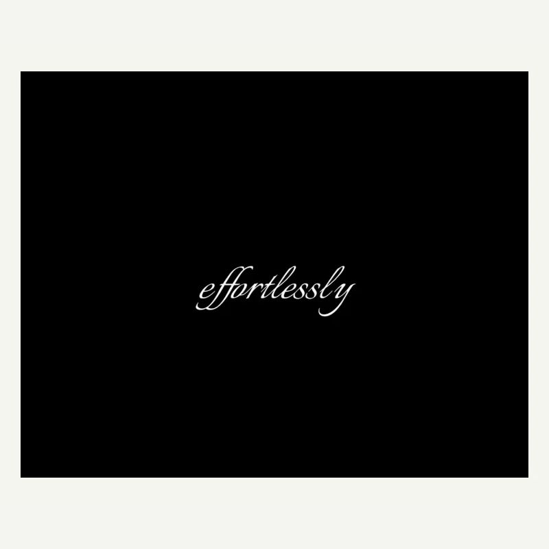 Effortlessly Elegant Script Typography