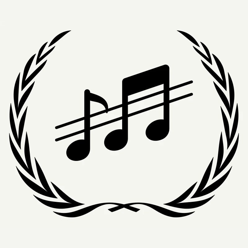Music Notes Wreath
