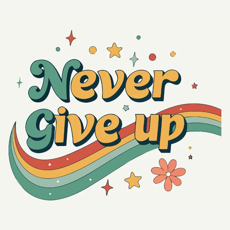 Rainbow Retro Perseverance