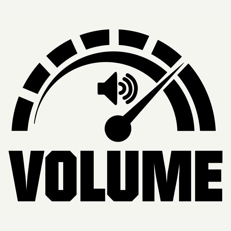Volume knob pointer